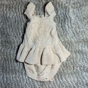 Sweater tank top girl onesie. Size 18months